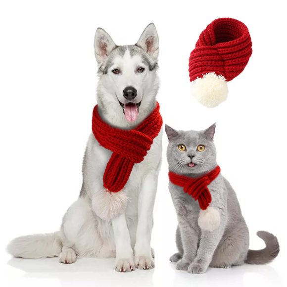 Pet christmas wool scarf - Image 8