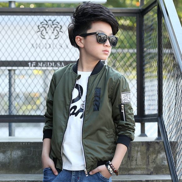 Boy's  Autumn Korean Version Medium And Big Children's Short Jacket - Image 4