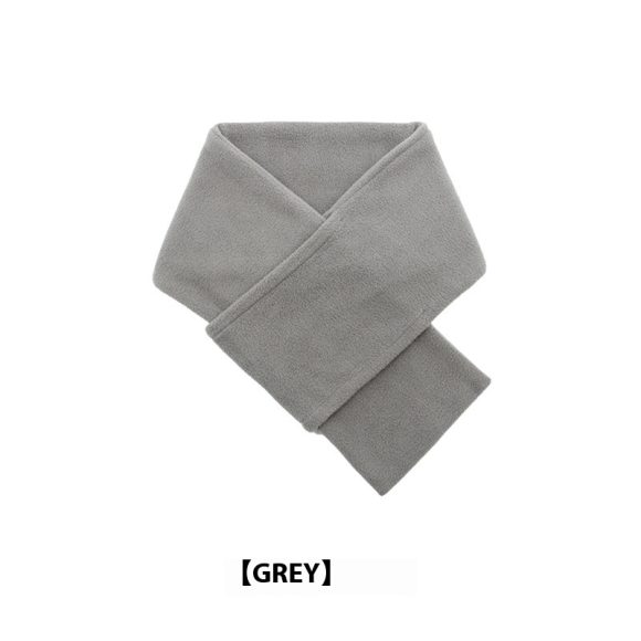 Autumn And Winter Warm Scarf Fashion Simple Solid Color Men's Polar Fleece - Image 6