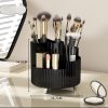Cosmetics Storage Box Rotating Pen Holder Dresser Table Large Capacity Makeup Brush Lipstick Eye Shadow Puff Storage Rack - Image 2