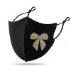Diamond Mask Shiny Diamond Bow Creative Cloth Mask - Image 2