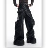 Heavy Black PU Leather Pants Men's Spring - Image 4