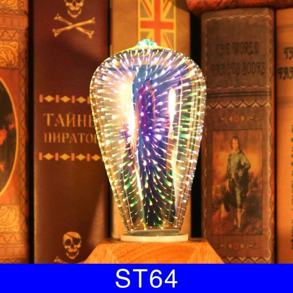 3D Fireworks Decorative Light Bulb Christmas Lights Christmas Home Decorations - Image 9