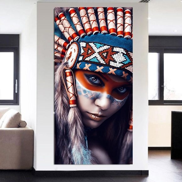 Canvas Home Airbrushed Painting For Decoration - Image 6