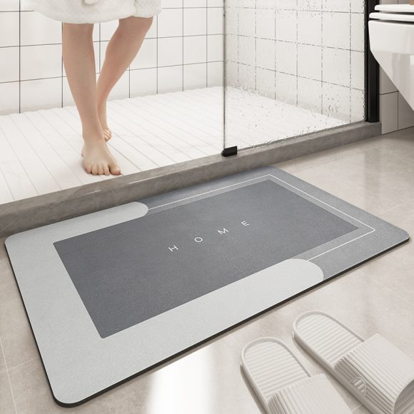 Cushion Bathroom Sliding Door Floor Foot Mat - Image 7
