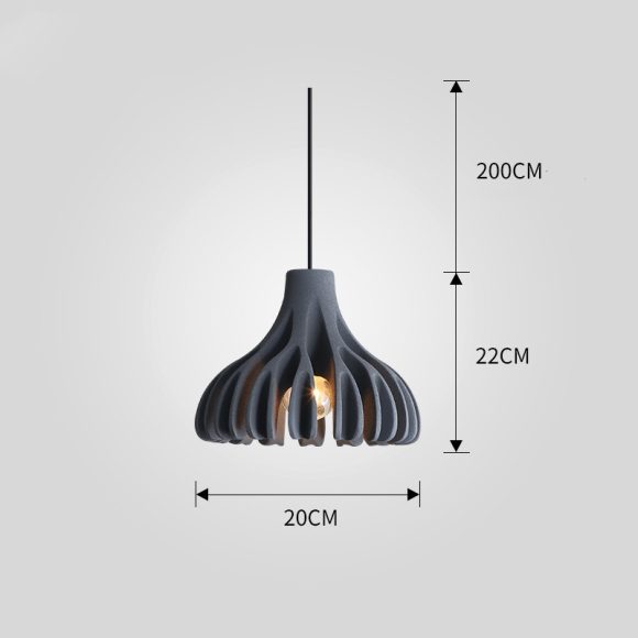 Nordic Dining Room Bedroom Bedside Creative Personality Resin Chandelier - Image 8