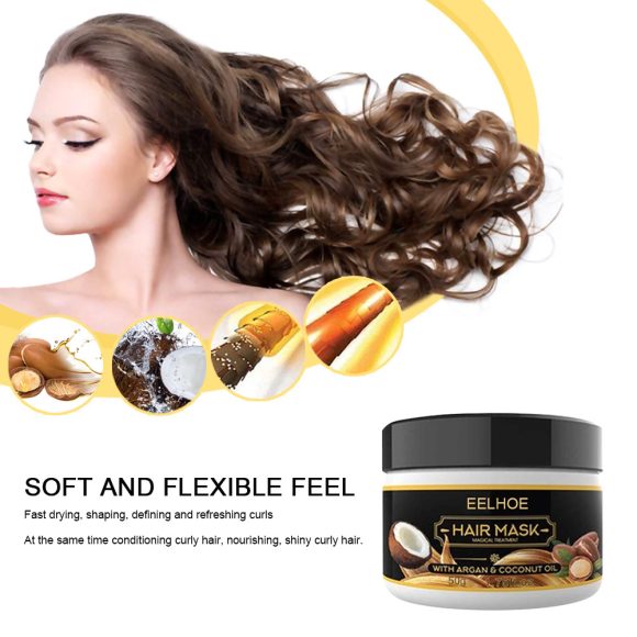 Men's And Women's Styling And Fluffy Hair Care Essential Oil Elastin - Image 6