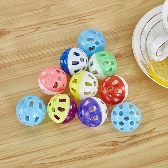 Pet Cat Toy Hollow Out Plastic Bell Interactive Sounding Supplies - Image 7