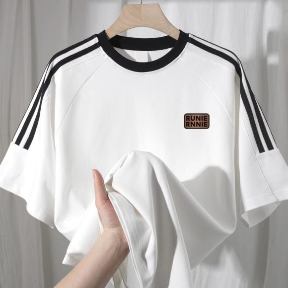 Men's Summer Clothes American Printed Cotton Half Sleeve - Image 4