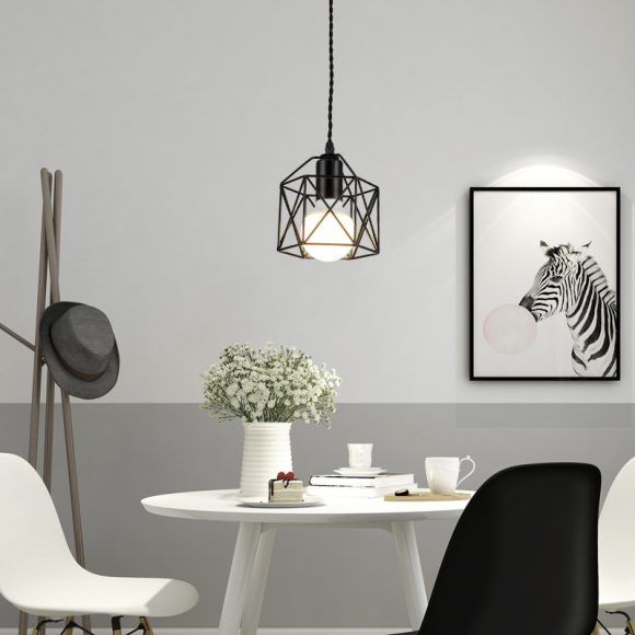 Wrought Iron Small Lamps And Lanterns Simple Post-modern Personality And Creativity - Image 4