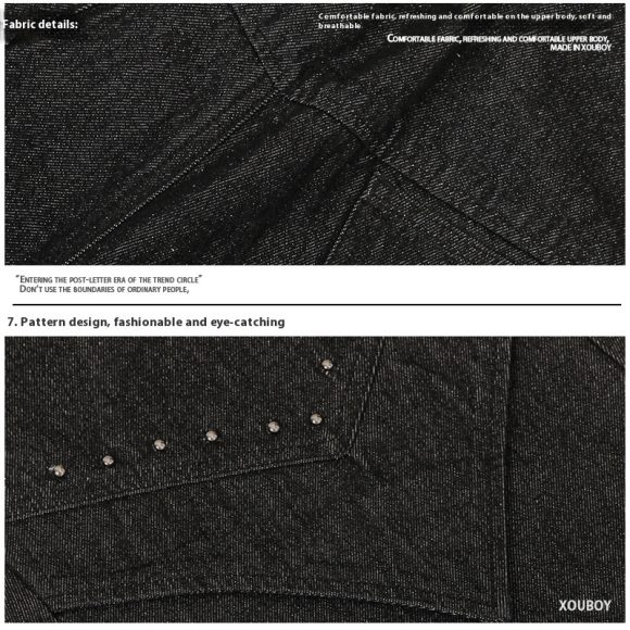 Men's American-style Casual High Street Profile Jeans - Image 4