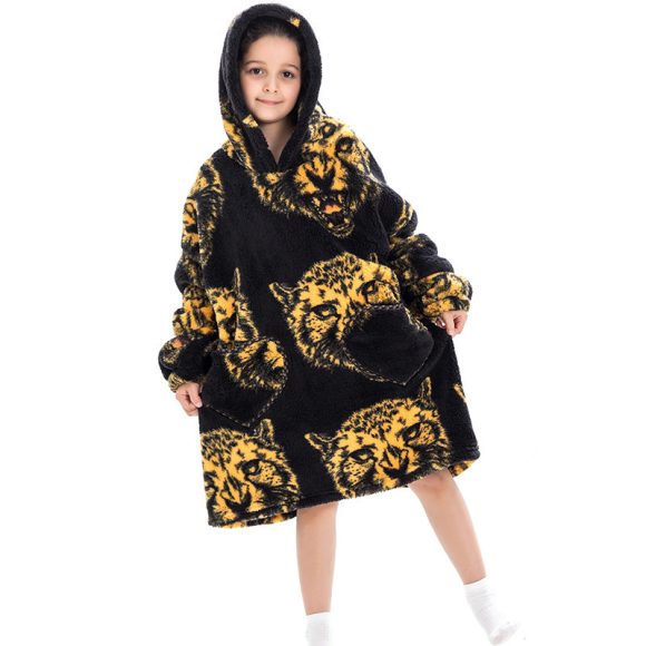 Oversized Thermal Sweatshirt Lazy Sweatshirt Kids - Image 3