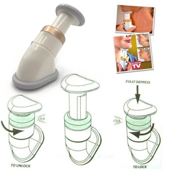 Mini Neckline Slimmer Neck Exerciser Chin Massager - Image 5
