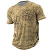 Men's Casual Loose Short Sleeves T-shirt Round Neck - Image 7