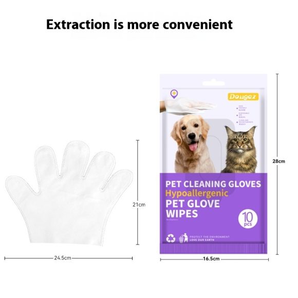 Dry Cleaning Disinfecting Paper Deodorant Pet Supplies Pet Disposable Gloves - Image 3