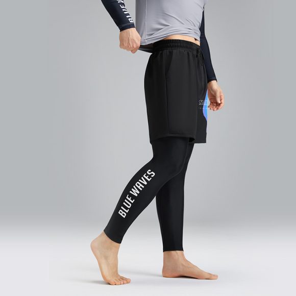 Men's Split Swimsuit Swim Trunks Protection UPF Surfing Suit - Image 4