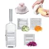 Stainless Steel Grater, Vegetable And Fruit Slicer, Peeler - Image 8