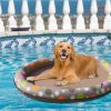 Dog Swimming Pool Inflatable Hammock Pets Pool Floating Bed Spring Summer Swimming Ring