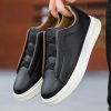 Men's Leather Soft-soled Breathable Sneakers - Image 2