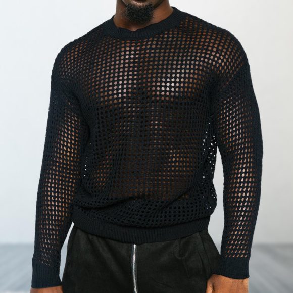 Versatile Thin Round Neck Pullover Thin Sweater - Image 6