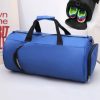 Fitness bag men's sports bag basketball training bag football bag portable travel bag cylinder bag shoulder bag waterproof - Image 3