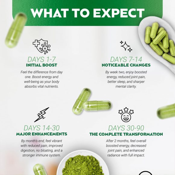Pure Moringa Powder Capsules Of Nutrient-Rich Moringa - Natural Antioxidant Superfood - Promotes Energy, Skin Health, Gut Well-Being - With Essential Vitamins & Amino Acids 60 Count - Image 3