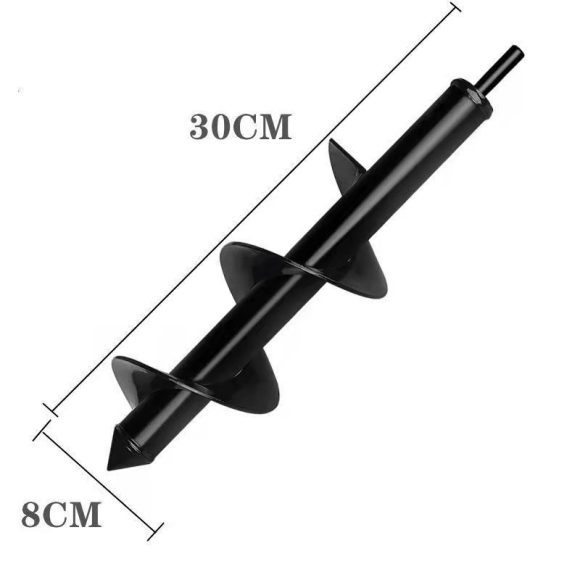 Ground Drilling Machine Drill Bit Spiral Tree Planting Earth Boring Machine Screw Rod Garden Vegetable Planting Pine Soil Drill Bit Flower Planting Drill Drill Head - Image 5