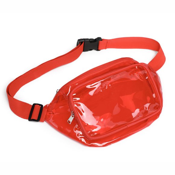 PVC Waist Bag Outdoor Sports Transparent Belt Bag - Image 4