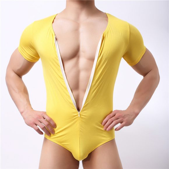 Men's Stretch Tight Exercise Fitness Breathable Body Shaping Vest One-piece Suit - Image 2