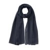 Women's Pure Color Pearl Chiffon Bubble Scarf Gauze Scarf - Image 5