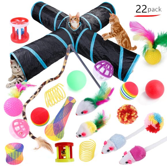 Cat Toy Set Funny Cat Assembled Toys Cat Tunnel Cat Tunnel Pet Supplies - Image 10