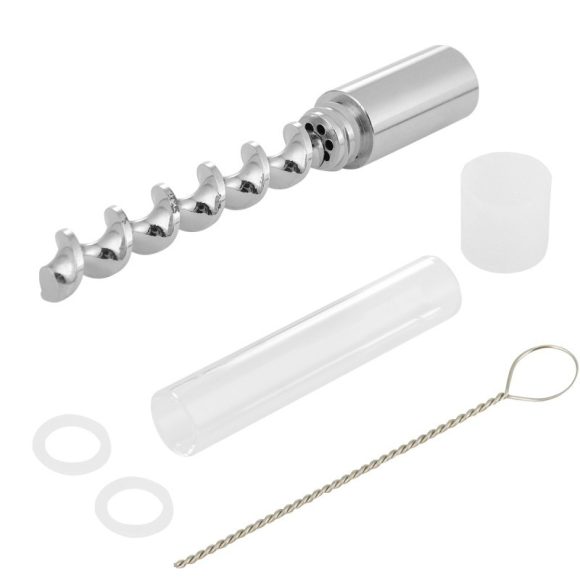 Spiral Pipe Atomizer Pipe Glass Twisty Blunt Dry Herb - Image 3
