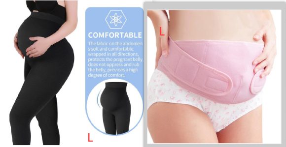 Maternity Leggings High Waist Pants Women Pregnancy Clothes - Image 2