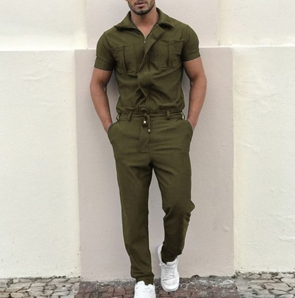 Men's Pants Casual Loose One-piece Suit - Image 4