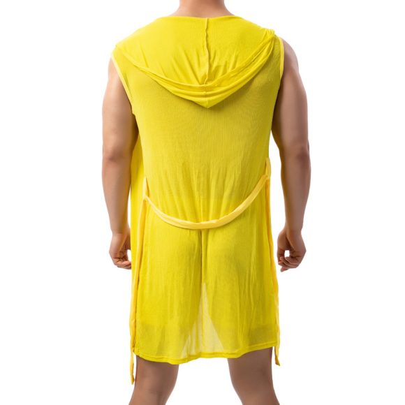 Gold Dot Bathrobe Men's Sexy Coat - Image 2