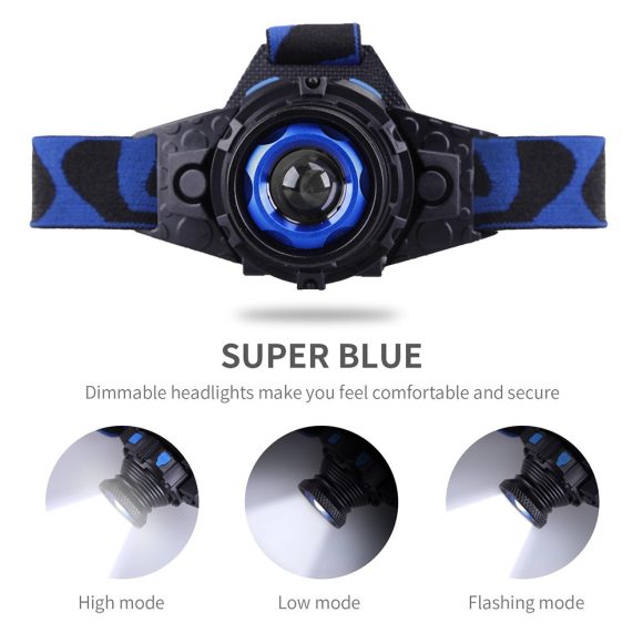 Focusing Outdoor Cycling Camping Led Glare Headlights - Image 3