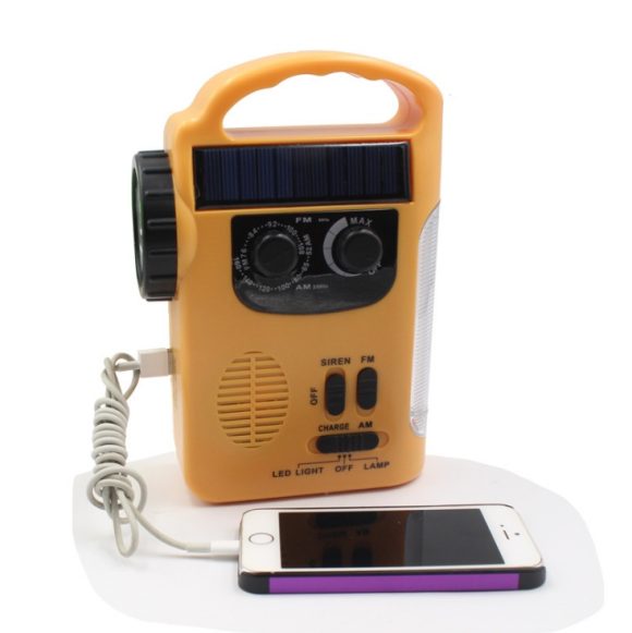 Hand-cranked radio emergency light - Image 5