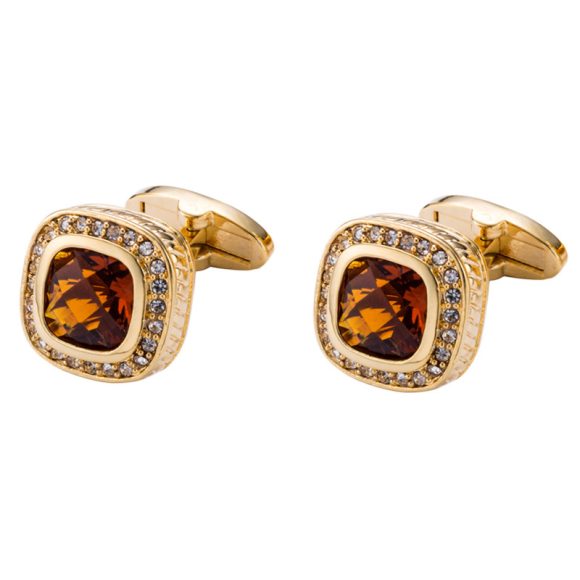 High Quality Classic French Turtle Surface Glass Cufflinks - Image 5