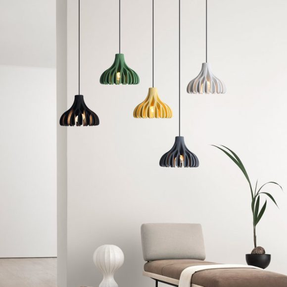 Nordic Dining Room Bedroom Bedside Creative Personality Resin Chandelier - Image 3