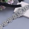 Bridal wedding belt with rhinestone decoration - Image 2