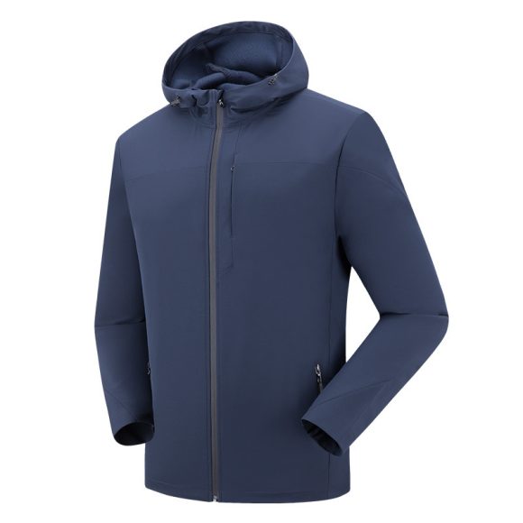 Men's movement in the spring and autumn season, men's single layer elastic mountaineering jackets, waterproof, windproof, breathable and caprant riding clothes - Image 6