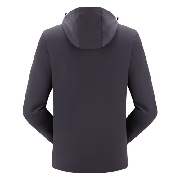 Men's movement in the spring and autumn season, men's single layer elastic mountaineering jackets, waterproof, windproof, breathable and caprant riding clothes - Image 2