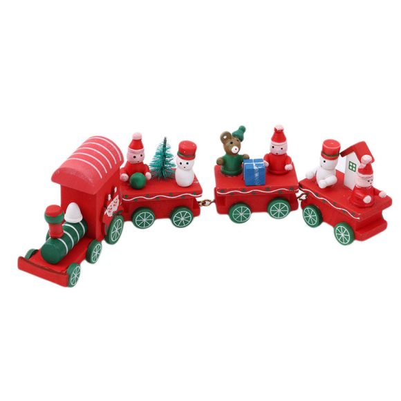 4pcs Mini Wood Train Toys - Image 4