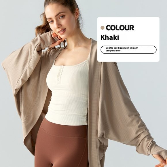 Casual Laid-back Style New Shawl Cardigan Long Sleeve Coat - Image 2