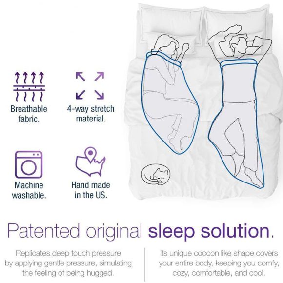 Sleep Pod Move The Original Machine Washable Wearable Blanket Weighted Blanket - Image 4