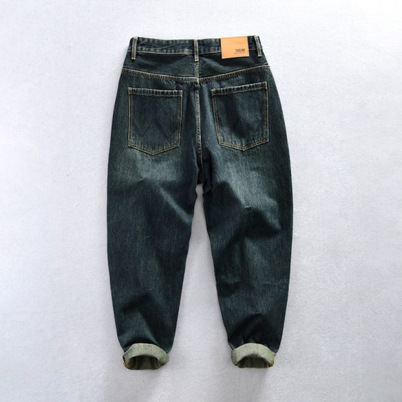 Men's Retro Straight Type Casual Jeans - Image 2