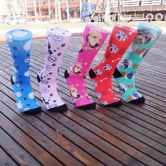 Cartoon Pet Head Face Socks - Image 2