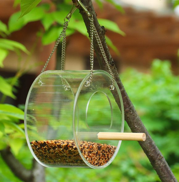 Acrylic Bird Food Box - Image 4