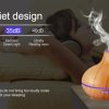Creative Home Appliance Full Wood Grain Remote Control Aromatherapy Lamp - Image 5