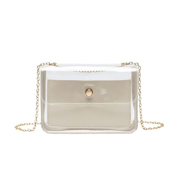 Simple Jelly Fashionable Solid Color All-matching Shoulder Messenger Bag - Image 6